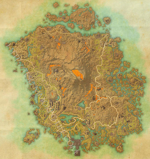 Eso Morrowind Skyshards Location Vvardenfell Map