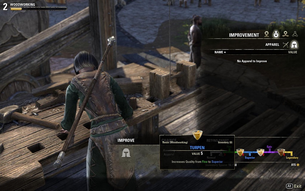 TESO crafting