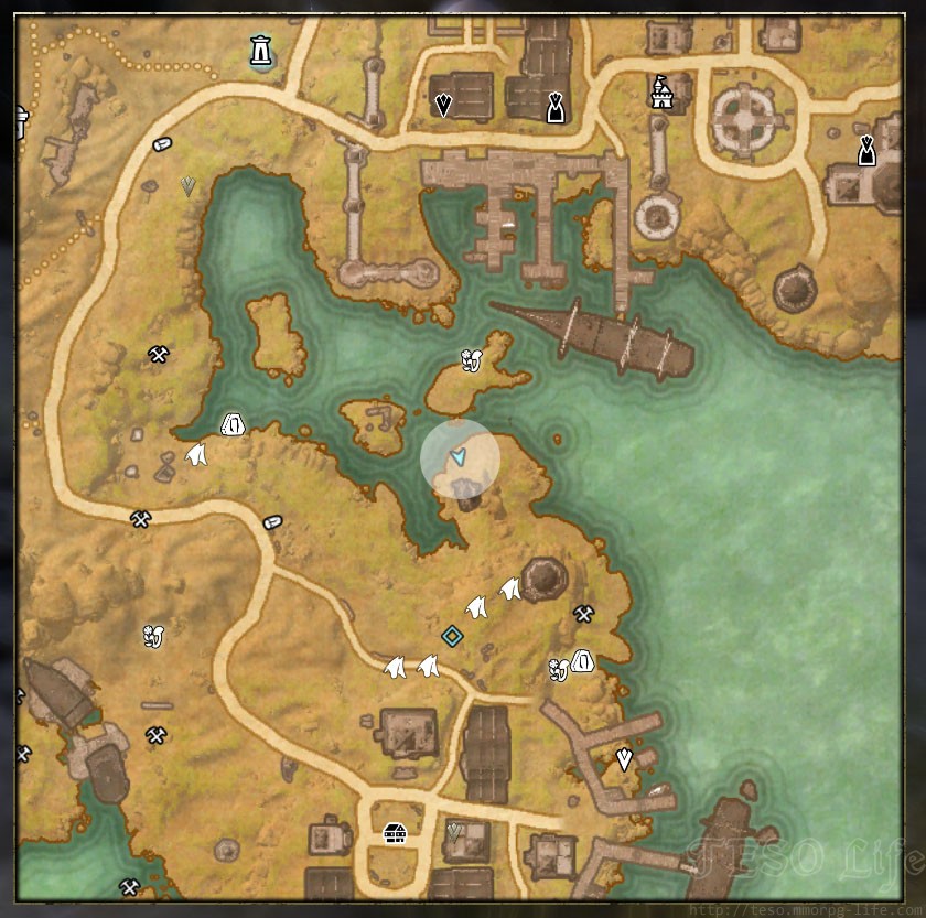 Stros M’Kai Treasure Map I location