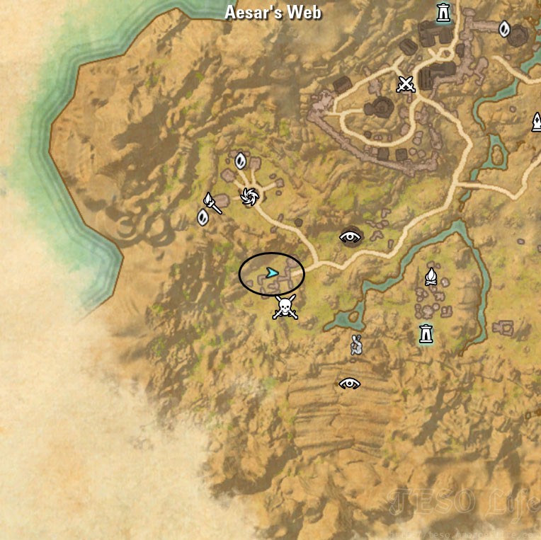 Rivenspire Treasure Map II location.