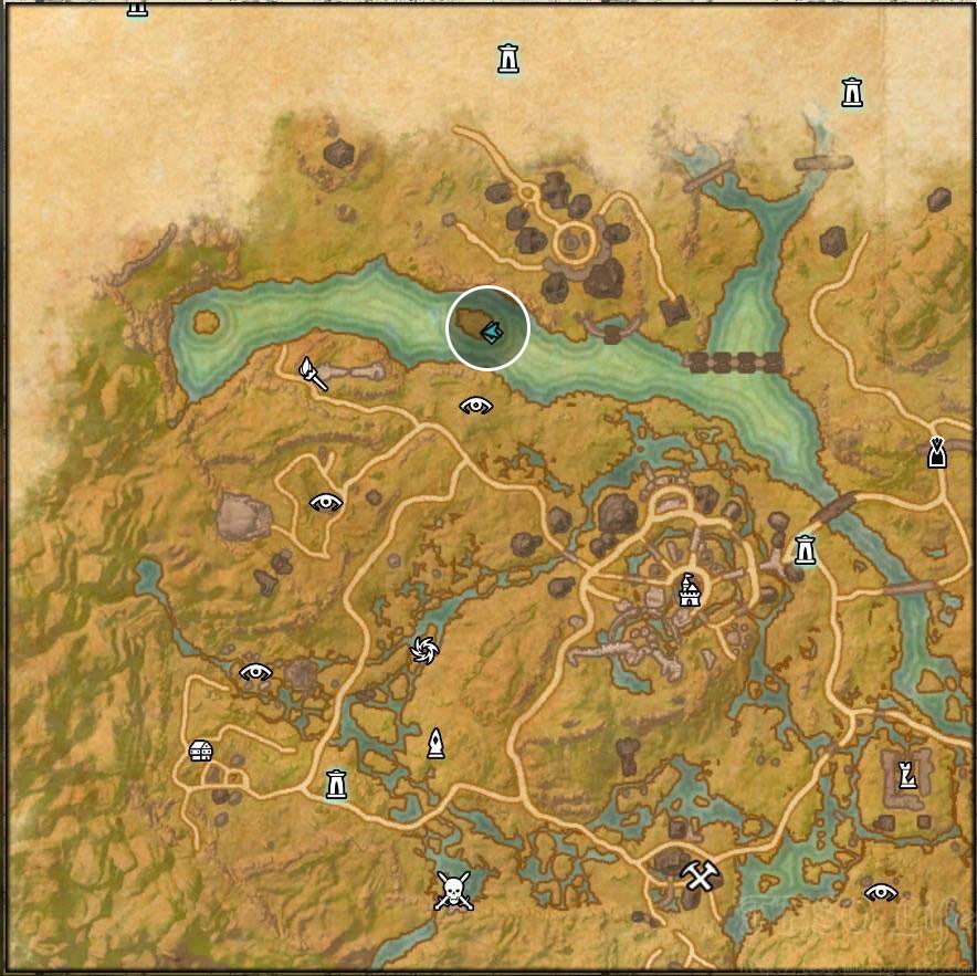 Shadowfen Treasure Map I location.