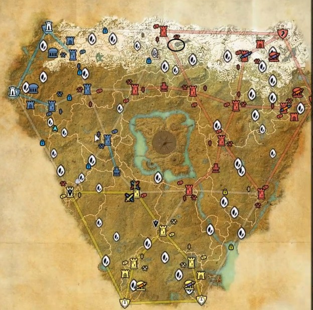 ESO Cyrodiil Treasure Map Locations Guide