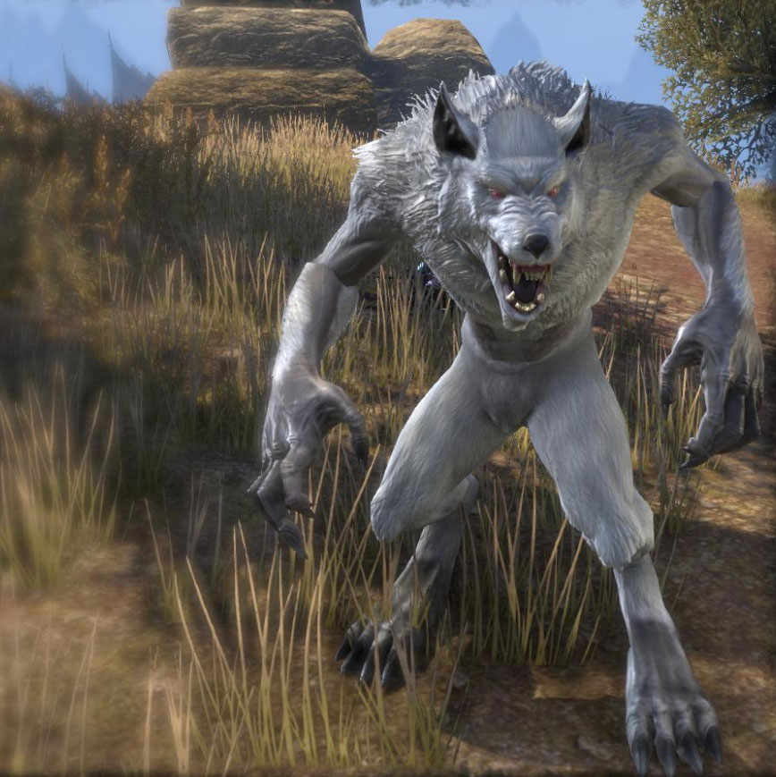 werewolf white wolf forms.