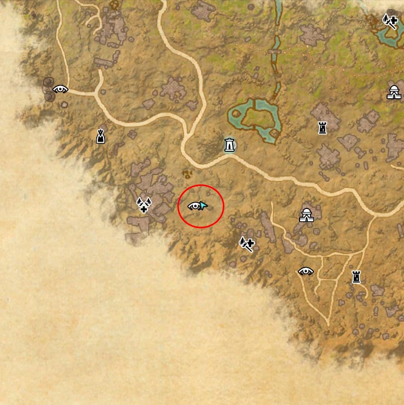craglorn treasure map 1 location