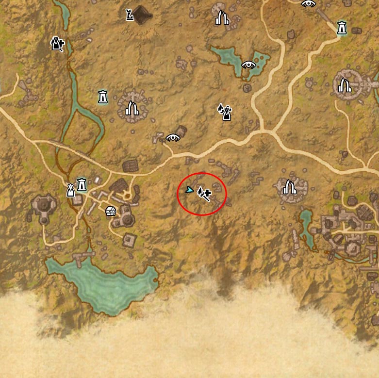 craglorn treasure map 4 location.
