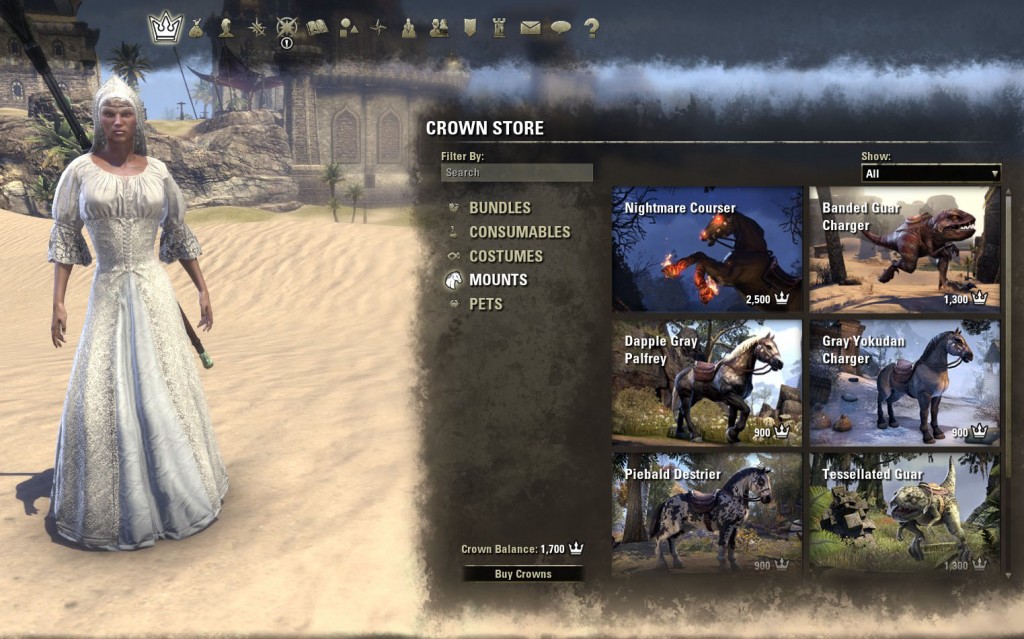 ESO Crown Store