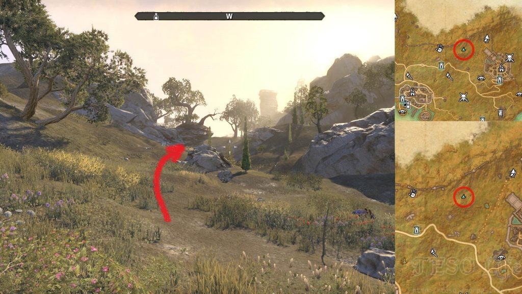 Gold Coast Treasure Map 1 Location TESO ESO Life