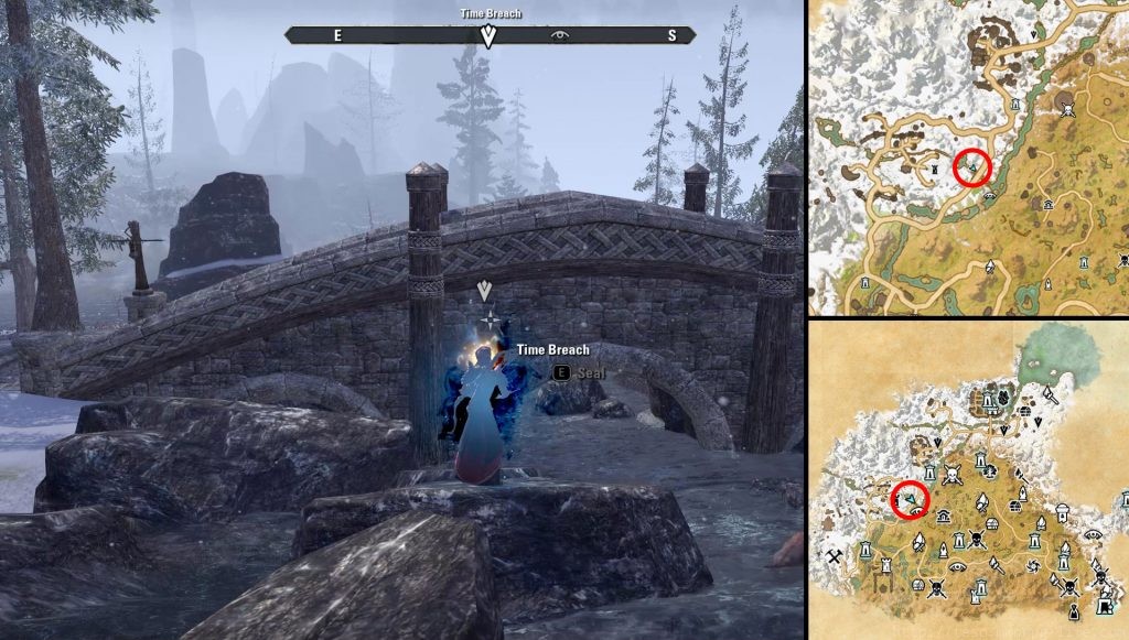 ESO Stonefalls & Skyrim Time Breach Locations Breaches of Frost