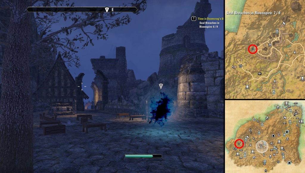 ESO Rivenspire Time Breach Locations Time in Doomcrag's Shadow