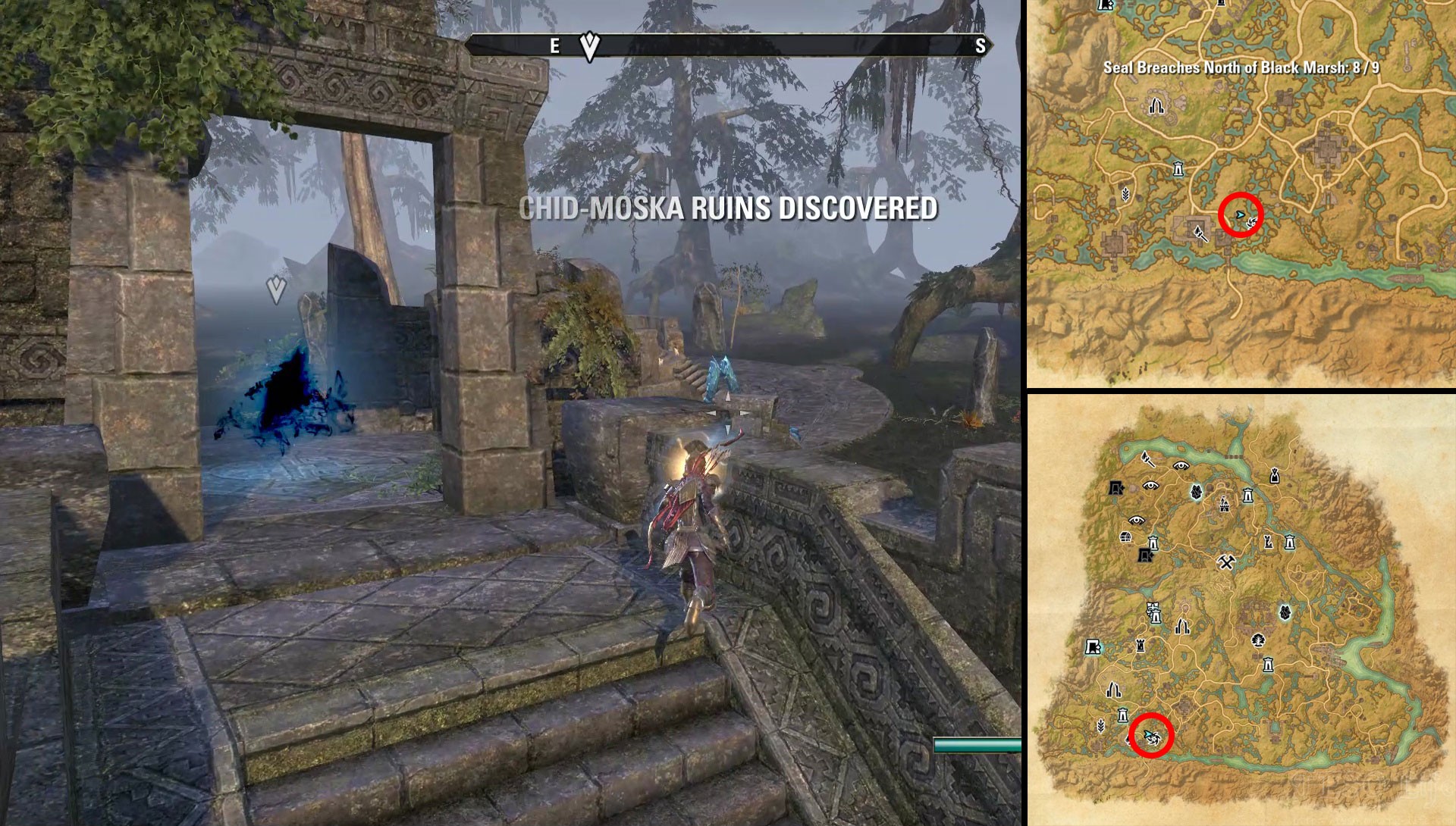 ESO Time for Mud and Mushrooms Shadowfen Seal Breach Locations
