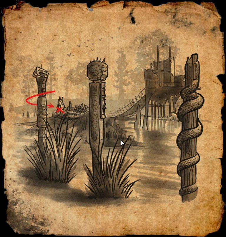 ESO Blackwood Treasure Map Locations Gates of Oblivion