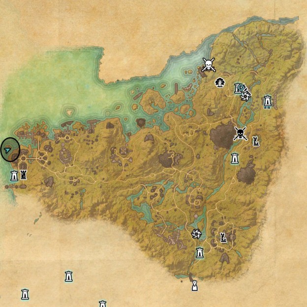 ESO Malabal Tor Treasure Map Locations Guide