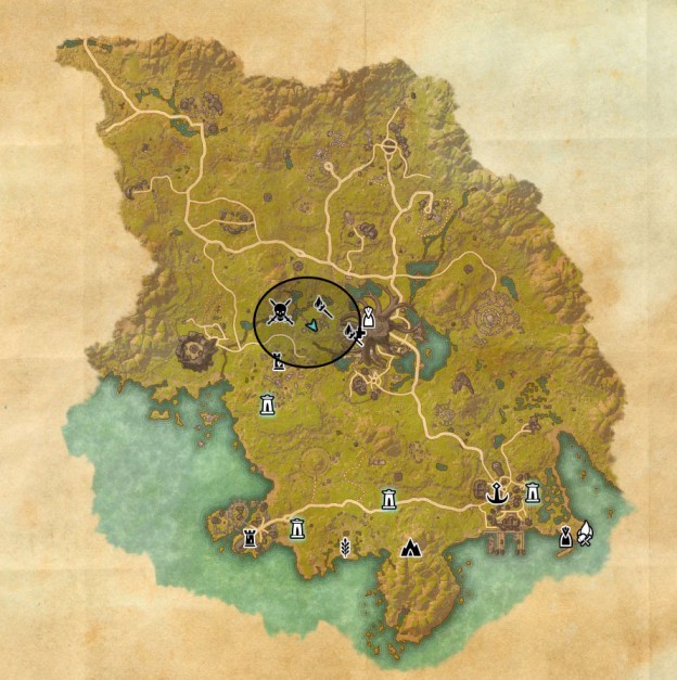 ESO Grahtwood Treasure Map Locations Guide